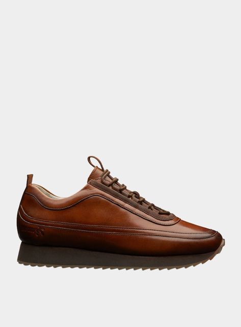 Brown Sneakers Outfit Men, Luxury Sneakers Men, 2023 Sneakers, Sneakers Outfit Men, Brown Leather Sneakers, Designer Footwear, Filling Pieces, Charles Ray, Sneakers Fashion Outfits