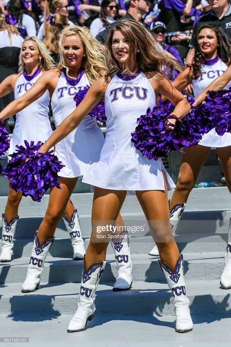 Tcu Cheerleaders, College Cheerleading, Cute Cheer Pictures, College Cheer, Dream College, Cheer Pictures, Cheerleading, Beauty