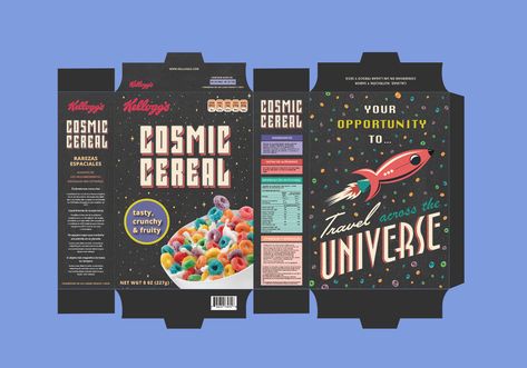 Cereal Box Mockup Free projects | Photos, videos, logos, illustrations and branding on Behance Cereal Box Aesthetic, Cereal Box Graphic Design, Aesthetic Cereal Box, Cute Cereal Box Design, Cereal Box Design Ideas, Packaging Design Aesthetic, Cereal Box Illustration, Cereal Branding, Candy Box Design