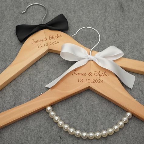 DIY wedding hangers