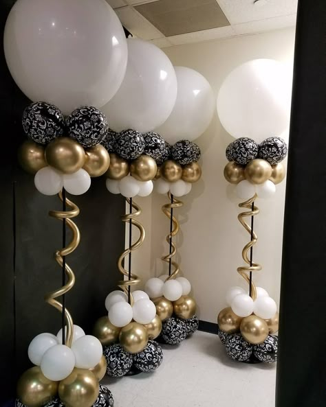 Columns Decor, Interior Makeover, Instagram Light, Prom Decor, Diy Balloon Decorations, Birthday Balloon Decorations, Balloon Centerpieces, Father Daughter Dance, Balloon Columns