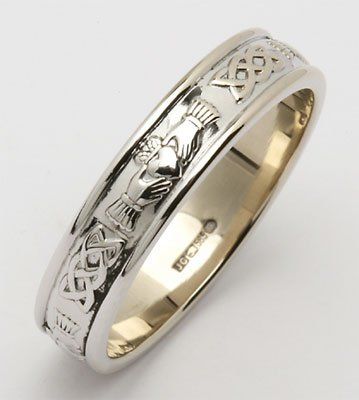 Amazon.com: Ladies Narrow Rounded Claddagh Wedding Ring-Silver-Irish Made: Jewelry Mo Anam Cara, 25th Anniversary Vow Renewal, Claddagh Wedding Ring, Celtic Knot Wedding, Camo Wedding Rings, Claddagh Ring Wedding, Irish Wedding Rings, Irish Ring, Celtic Wedding Bands