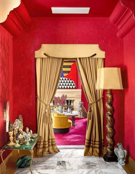 EDC120118_001 Pink Window Curtains, Bohemian Decorating, Faena Hotel, Pink Window, Best Home Interior Design, Rustic Home Interiors, Interior House Colors, Miami Houses, Minimalist Home Interior