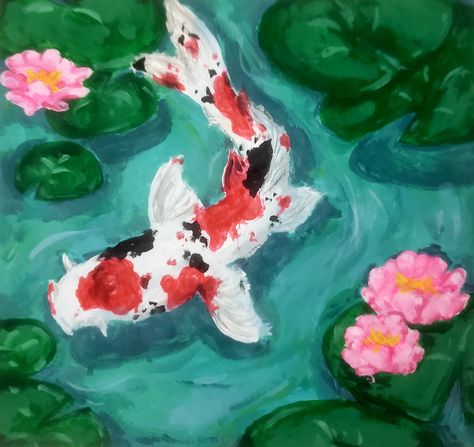 I think coy fish are so cute🤍❤🖤 Coy Fish Painting Ideas, Coy Fish, Fish Drawings, Fish Painting, Koi Fish, Painting Ideas, Koi, So Cute, Fish