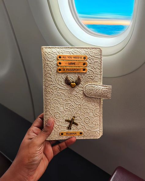 ✨ Enhance your travel essentials with the Gilded Grace White Personalized Travel Wallet! ✨ Ideal for the sophisticated traveler: 🛫 Streamlined design organizes your cards, passports, and boarding passes. 🌍 Stay connected anywhere with dedicated SIM card slots. 💵 Secure zippered compartment for currency and small treasures. ✍️ Convenient pen loop ensures you're always ready to jot down your next adventure. Arrives beautifully packaged and ready for gifting or personal indulgence. Personal... Boarding Passes, Case Aesthetic, Passport Case, Streamline Design, Streamlined Design, Travel Wallet, Passport Cover, Travel Wallets, Stay Connected