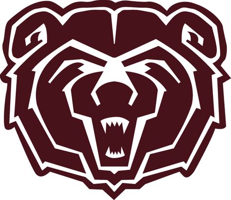 Bears logo | Southwest Missouri State Bears Logo Football Vinyl Decal, Missouri State University, Missouri Tigers, Indiana State, Missouri State, Southern Illinois, University Logo, Bear Logo, North Dakota