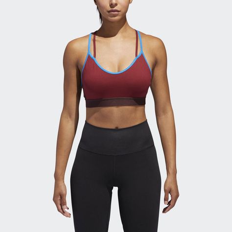 All Me Strappy Bra Sports Bra Collection, Bra Collection, Adidas Training, Strappy Bra, Adidas Fashion, Red Adidas, Adidas Online, Real Women, Bra Women