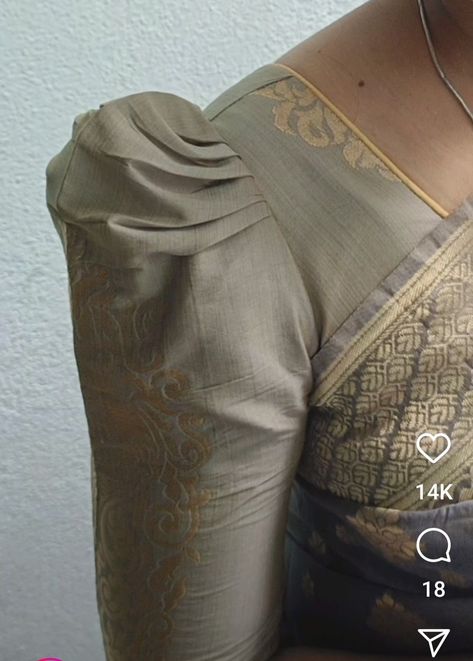 Traditional Blouse Sleeves Designs, Indian Blouse Sleeves Design, Simple Hand Embroidery Designs For Blouse Sleeves, Blouse Sleves Patterns, Hand Blouse Designs Latest, Blawos Design New, Blose Hands Designs Latest, Blouse Designs Hands Pattern, Blouse Designs For Hands