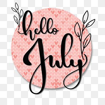 July Calligraphy, July Month, July Clipart, Kitchen Chalkboard, Handlettering Calligraphy, Hello July, Technology Background, Calligraphy Fonts, Vector Hand