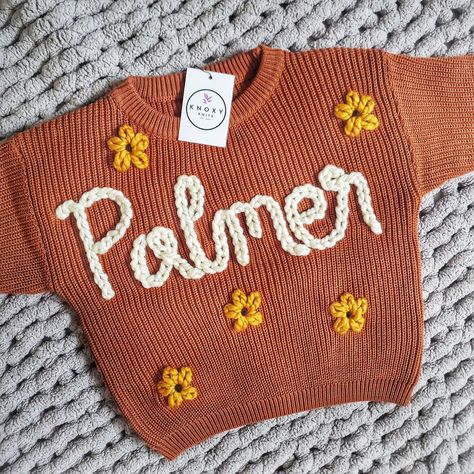 P is for Palmer 🌼 When the name just flows and comes out so perfect 😍💕 do you have a Palmer in your life?! Send this to them! #KnoxyKnits Palmer Name, April 19, Coming Out, Knitting, On Instagram, Instagram