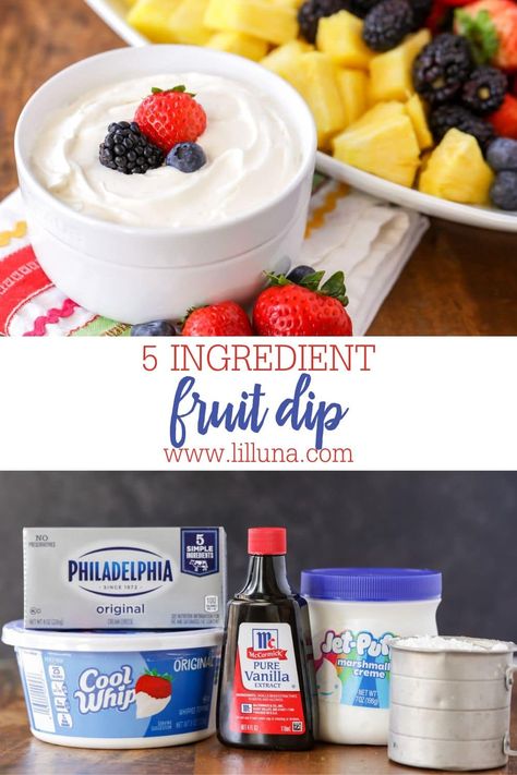 Dip For Fruit Salad, Vanilla Cream Cheese Fruit Dip, Whipped Cream Dip For Fruit, How To Make Fruit Dip With Cream Cheese, Fruit Platter With Yogurt Dip, Fruit Cones With Dip, Breakfast Fruit Dip, Fruit Marshmallow Dip, Fruit Dip With Whipped Cream