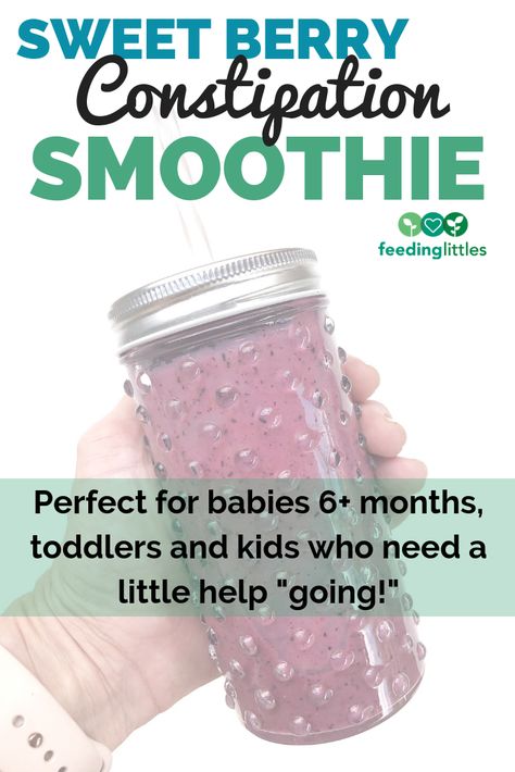 Prune Smoothie, Constipation Smoothie, High Fiber Smoothies, Kids Constipation, Fiber Smoothie, Baby Smoothies, Toddler Smoothies, Smoothie Recipes For Kids, Constipation Remedies