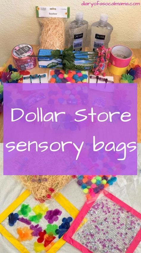 Learn how to make cheap, easy sensory bags with things from the dollar store. These bags are great activities for babies, especially during tummy time. #babies #sensory #dollarstore Sensory Bags For Babies, Baby Sensory Bags, Sensory Bag, Infant Classroom, Sensory Bags, Baby Sensory Play, Sensory Crafts, Sensory Activities Toddlers, Baby Play Activities