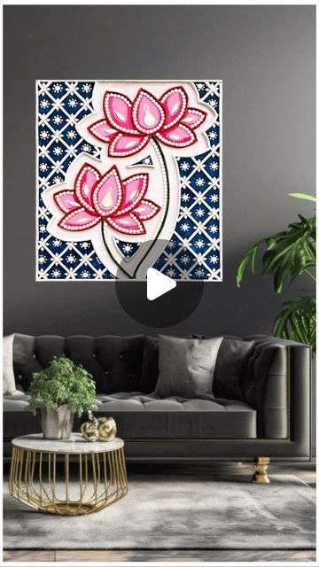 Lippan Art, Art N Craft, Clay Art, Lotus, Wall Hanging, Wall Decor, For Sale, 10 Things, On Instagram