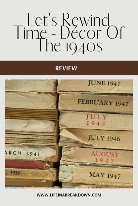 Have you ever wondered just how you might decorate your home should it have been a different decade? Look back at the 1940s in this post. #decor #homedecor #decoration #1940 1940s Living Room, Post Decor, 1940s Decor, Rewind Time, Shower Cabinets, 1940s Home, Home Still, Boho Living Room Decor, Design Your Home