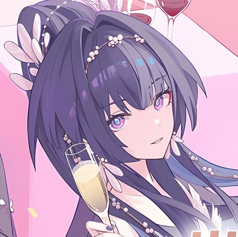 Raiden Mei, Panty And Stocking Anime, Visual Illusion, Anniversary Art, Honkai Impact 3rd, Picture Icon, Honkai Impact, A Level Art, Icon Pfp