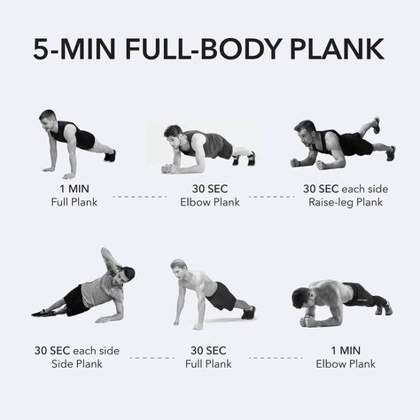 Five Minute Plank, Full Body Workouts, Exercise Ideas, Men’s Fitness, Plank Workout, Major Muscles, Custom Keto Diet, Build Lean Muscle, Fat Loss Workout