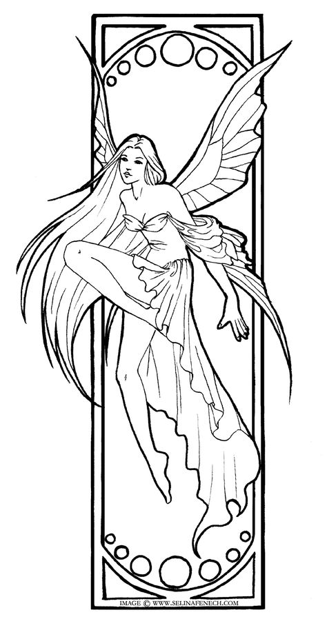 Summer Fairy Bookmarks Ideas, Fairy Drawings, Adult Colouring Pages, Fairy Coloring Pages, Fairy Tattoo, Soyut Sanat Tabloları, Fairy Coloring, Drawings Simple, Reference Poses