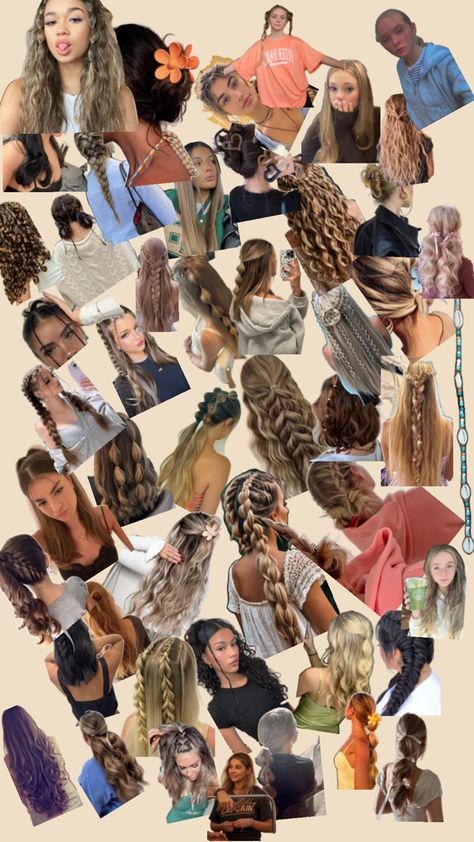 All types of hair shown Types Of Hairstyles, Types Of Braids, All Types Of Hair, Hair Tips Video, Types Of Hair, Hair Shows, Hairdo For Long Hair, Hair Stuff, Cute Hair