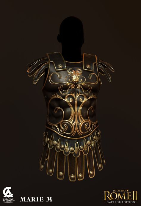 ArtStation - Total war : Rome II - Emperor Edition, Marie-Michelle Pepin Ryse Son Of Rome, Gladiator Armor, Imperiul Roman, Roman Armor, Roman Warriors, Roman Legion, Armor Clothing, Ancient Armor, Historical Armor