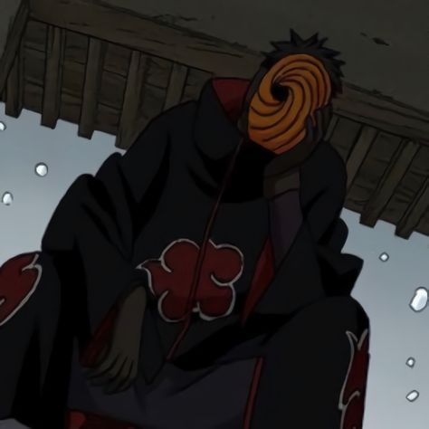 Uchiha Obito, Obito Uchiha, Anime Character, Red, Anime, Black