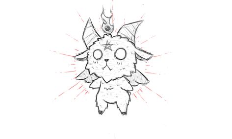 Baphomet Tattoo Ideas, Kawaii Baphomet Tattoo, Baphomet Tattoo Design Simple, Cute Baphomet Tattoo, Small Bat Tattoo, Baphomet Tattoo, Cute Baphomet, Arm Temporary Tattoos, Graffiti Tattoo