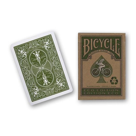 Bicycle Eco Edition Playing Cards - Boing Boing White Elephant Gift Ideas, Elephant Gift Ideas, Plastic Playing Cards, Bicycle Cards, Cards Playing, Play Cards, Playing Card Games, Bicycle Playing Cards, White Elephant Gift