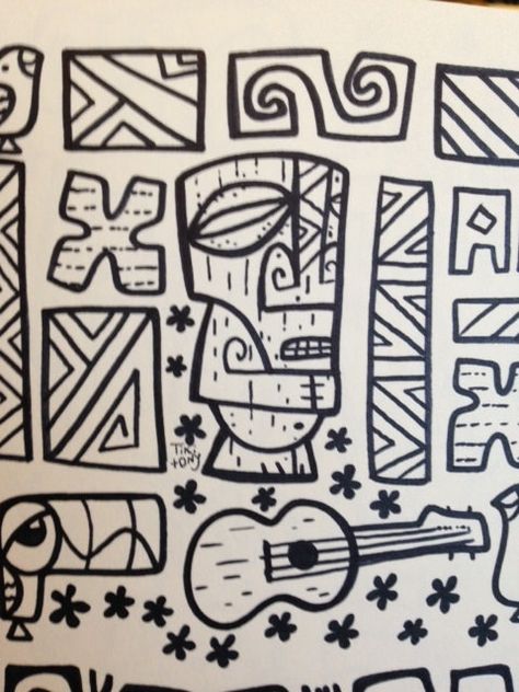 Tiki Tony, Tiki Pop, Tiki Hawaii, Tiki Decor, Tiki Bar Decor, Tiki Totem, Tiki Tiki, Tiki Lounge, Tiki Art