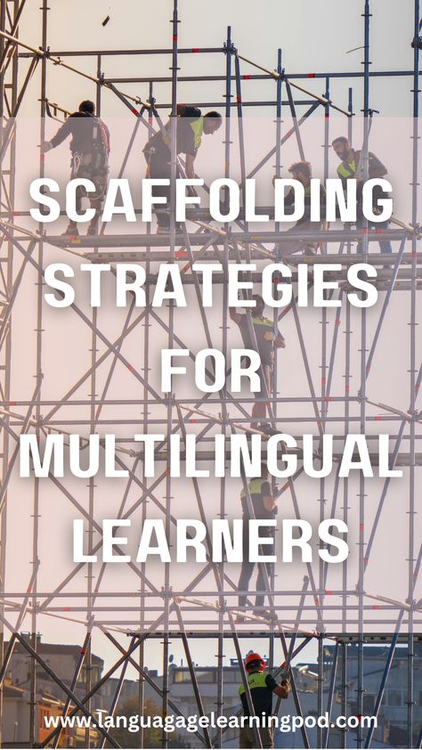 Scaffolding Strategies for Multilingual Learners Multilingual Learners, Scaffolding Learning, Advanced Vocabulary, Sentence Frames, Academic Language, Complex Sentences, Transition Words, Esl Resources, Learning Support