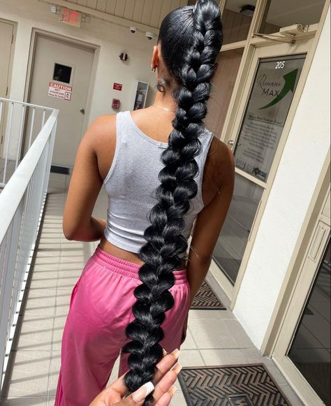 Bohemian Braid, Braided Ponytails, Hairstyles For Straight Hair, Beauty Redefined, Braid Ponytail, Sleek Ponytail Hairstyles, Black Ponytail Hairstyles, Stylish Hairstyles, Braided Hairstyle