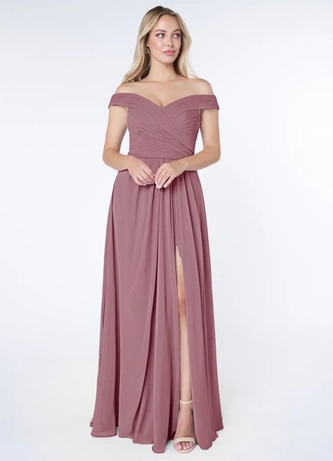 Vintage Mauve Azazie Audrianna Bridesmaid Dresses | Azazie Dusty Blue Bridesmaid, Corset Styles, Bridesmaid Dresses Long Chiffon, Dusty Blue Bridesmaid Dresses, Blue Bridesmaid Dress, Party Dresses Online, Chiffon Bridesmaid Dresses, Azazie Bridesmaid Dresses, Bridesmaid Dresses Prom