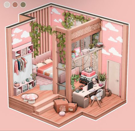 Sims 3 Tiny House, Cute Sims 4 Rooms, Sims 4 Houses Decoration, Sims 4 Pink Kitchen, Sims 4 Maximalist House, Sims 4 Design Ideas, Sims4 Interior Design, The Sims 4 Build Ideas, Sims 4 Girly House