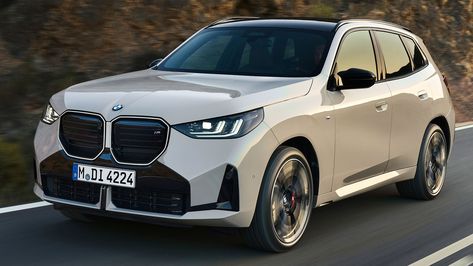 2025 BMW X3 First Look: A Bigger, More Electrified Compact Luxury SUV New Bmw X3, Bmw Compact, Mercedes Benz Glc Coupe, Family Suv, Bmw Concept, Bmw X7, Tv Advertising, Bmw X4, Mercedes Benz Glc