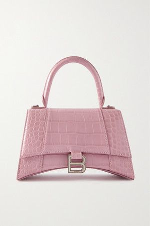 NET-A-PORTER | Luxury Fashion, Beauty & Lifestyle for Women Balenciaga Style, Balenciaga Bag, Small Tote, Small Handbags, Online Bags, Small Bag, Pink Bag, Leather Top, Embossed Leather