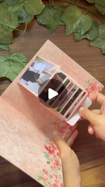 Rumana Shaikh on Instagram: "Because who doesn’t love waterfall cards 🥰♥️  . . .  #diy #diygifts #giftideas #giftidea #giftboxes #gifting #giftideasforher #giftideasforhim #handmadecrafts" Waterfall Cards Tutorial Step By Step, Waterfall Card Tutorial, Greeting Card Book, Waterfall Card, Paper Folding Crafts, Baby Scrapbook Pages, Waterfall Photo, Book Binding Diy, Crafty Creations