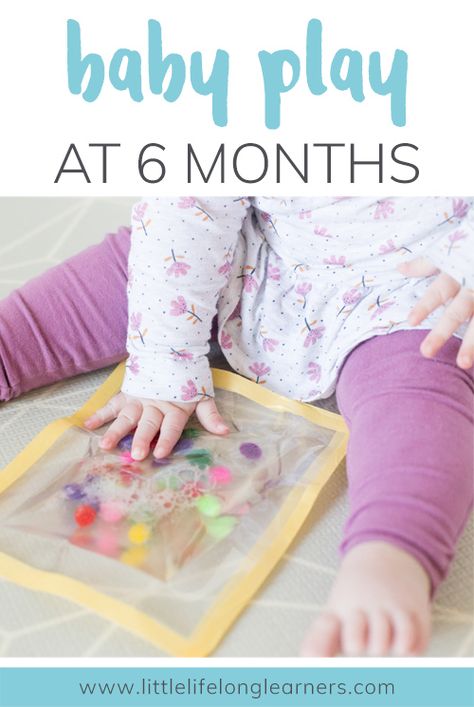 6 Month Old Activities At Home, 6 Month Old Sensory Play, Sensory Bins 6 Month Old, Diy Activities For 6 Month Old, Sensory Activities 6 Month Old, 6 Months Old Activities, Baby Sensory Bags, Baby Play Ideas, 6 Month Baby Activities