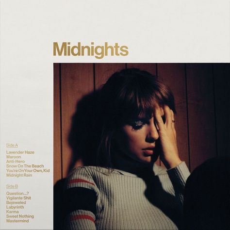 taylor swift - midnights (mahogamy edition) album back cover. Album Back Cover, Cover Outfits, Taylor Swift Cd, Taylor Swift Album, Album Art, Poets, Back Cover, Album Covers, Behind The Scenes