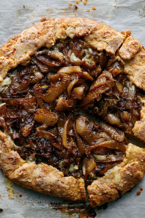 Caramelized Onion Galette Recipe - NYT Cooking Caramelized Onion Galette, Onion Galette, Galette Recipe, Nyt Cooking, Caramelized Onion, Soup Season, Most Popular Recipes, French Onion Soup, French Onion