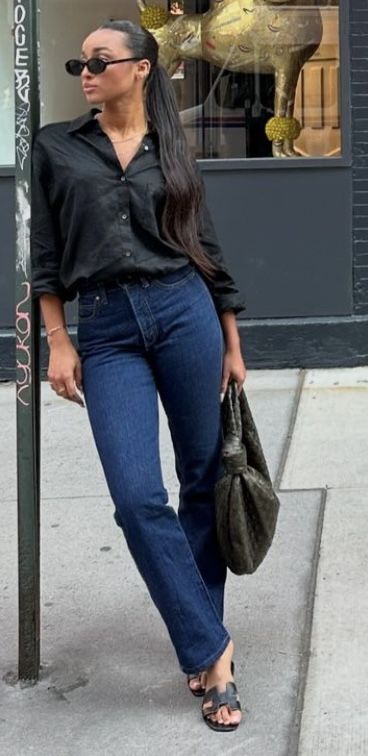 Dark Blue Denim Jeans Outfit, Dark Blue Jeans Outfit, Blue Denim Jeans Outfit, Blue Jeans Outfit, Denim Jeans Outfit, Blue Jean Outfits, Dark Blue Denim Jeans, Dark Blue Denim, Dark Blue Jeans