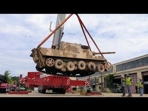 Jagdtiger "331" Hauled Across Ft. Benning to New NACC Tank Facility - YouTube Tank Destroyer, Model Tanks, German Tanks, German Army, Great Photos, Us Army, Military Vehicles, Division