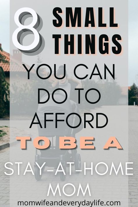 These 8 small things can help you afford to be a stay-at-home mom. Sometimes it is making little consistent changes, and other times it is making big sacrifices. If you want to become a stay-at-home mom or parent adjustments need to be made. Most families cannot drop from two incomes to only one without making lifestyle changes. How badly do you want to be at home? Job Ideas For Teens, Job Ideas For Women, Stay At Home Mom Routine, Career List, Online Job Ideas, One Income Family, Easy Ways To Earn Money, Sahm Jobs, Happy Homemaking