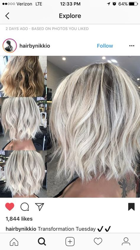 Winter Blonde Hair, Winter Blonde, Ash Blonde Hair, Hair Thickening, Haircut And Color, Brown Blonde Hair, Hair Color And Cut, Platinum Blonde Hair, Medium Length Hair Cuts