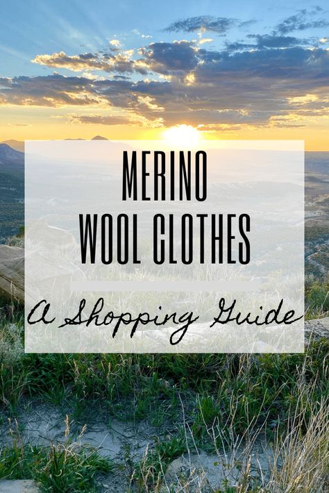 This guide to merino wool clothes will walk you through how to shop what details to consider, especially if you're seeking warmth for the outdoors! Wool Clothes, Merino Wool Dress, Merino Wool Clothing, Review Clothing, Camping Vibes, Minimal Wardrobe, Shirt Dress Outfit, Travel Capsule, Wool Clothing