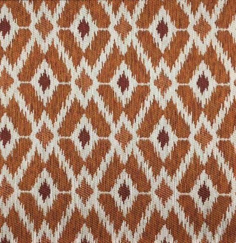 Pony Express - Diamond Pattern Upholstery Fabric - pony-express-pumpkin / Yard - Revolution Upholstery Fabric Fabric Texture Pattern, Pony Express, Designer Upholstery Fabric, Ikat Pattern, Ikat Fabric, Fabric Stores Online, Fabric Texture, Fabric Swatches, Fabric Store