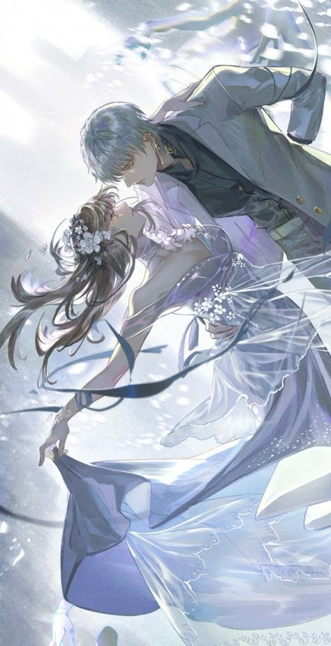 Anime Love Story, Romance Art, Anime Love Couple, Anime Couples Manga, 판타지 아트, Deep Love, Art Poses, Anime Couple, Anime Couples Drawings