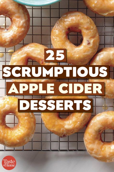 Desserts Using Apple Cider, What Can You Make With Apple Cider, Desserts With Apple Cider, Leftover Apple Cider, What To Do With Apple Cider, Apple Cider Dessert Recipes, Apple Cider Recipes Desserts, Monkey Bread Apple, Cider Desserts