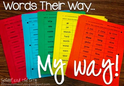 Words Their Way, Grade Spelling, Reading Specialist, 2nd Grade Ela, Phonics Words, Spelling Activities, Teaching Language Arts, Word Sorts, First Grade Reading