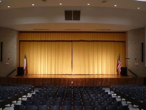 High School Auditorium, Playlist Pictures, Doki Doki Precure, Anderson Aesthetic, School Auditorium, Highschool Au, Auditorium Design, School Building Design, College Architecture