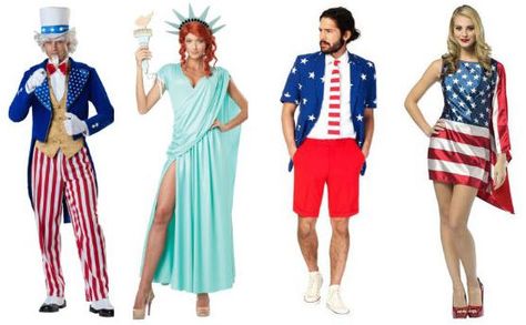 Patriotic Couples Costumes Panama Wedding, American Themed Party, Usa Costume, 2015 Halloween Costumes, Usa Party, American Party, Travel America, Miss America, Halloween Costume Ideas