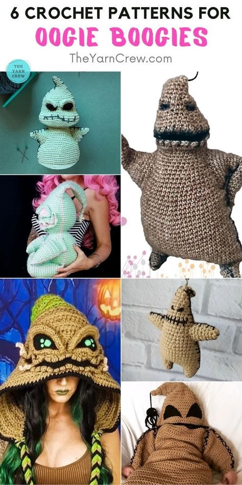 Oogie Boogie Baby Costume Crochet Pattern Free, Mini Oogie Boogie Crochet, Crochet Boogieman, Ophir Boogie Crochet Pattern, Ophir Boogie Crochet, Crochet Nightmare Before Christmas Free Pattern, Oogie Boogie Amigurumi Free Pattern, Oogie Boogie Crochet Hat, Oogie Boogie Hat Crochet Pattern Free